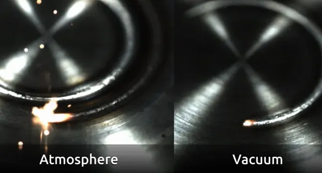 Soudure laser sous vide des aciers inoxydable et des alliages base Nickel